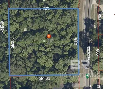 Daphne Wooded Acre Lot