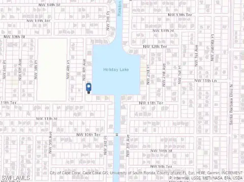 Cape Coral Lakefront Lot