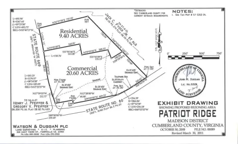 Patriots Ridge Shopping Center Land
