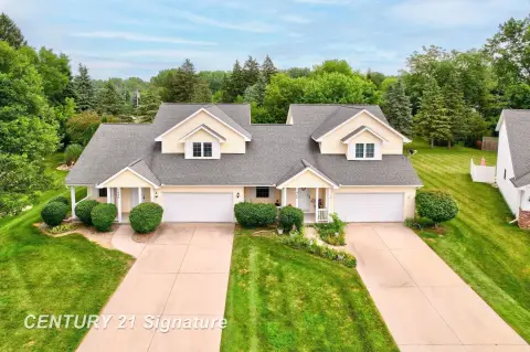 Side-by-Side Duplex with Garages