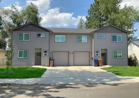 Contemporary Duplex with Covered Patios