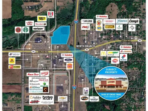 Picture of Storefront properties at 5360 st croix Trail, North Branch, MN