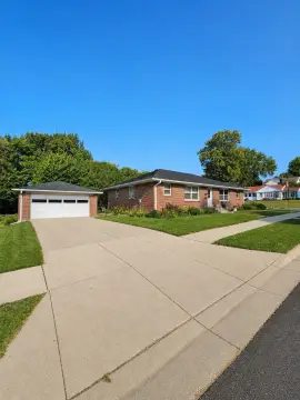 Brick Duplex with Garages