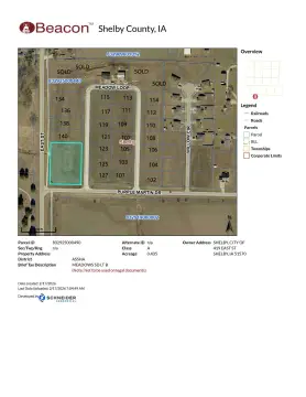 Residential Lots in Shelby, Iowa