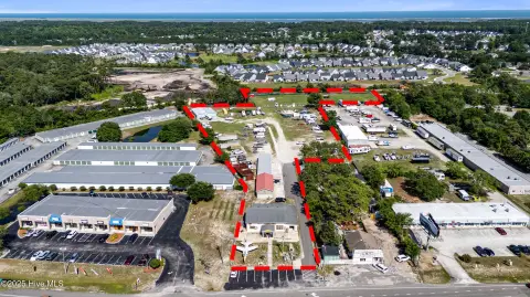 Fenced Commercial Land