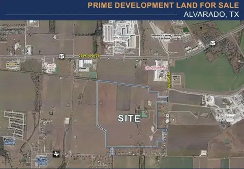 243-Acre Land Parcel in Alvarado, TX