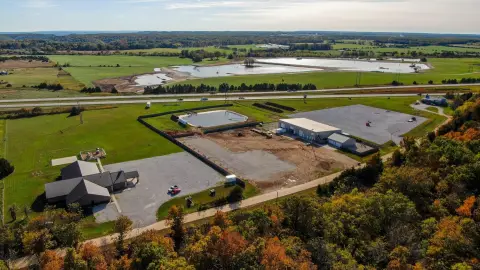 Truck Washout Facility on Highway