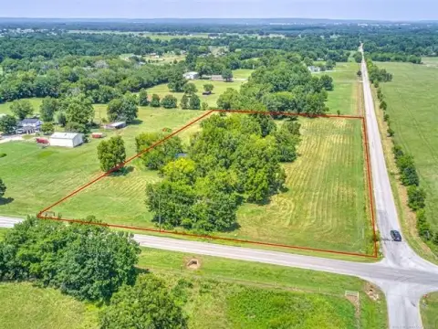 5-Acre Corner Lot with Pond