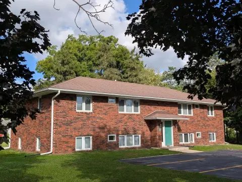 Brick Fourplex with Garage Parking