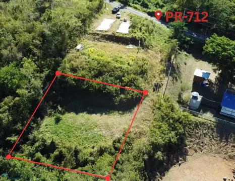 Land with Mountain View