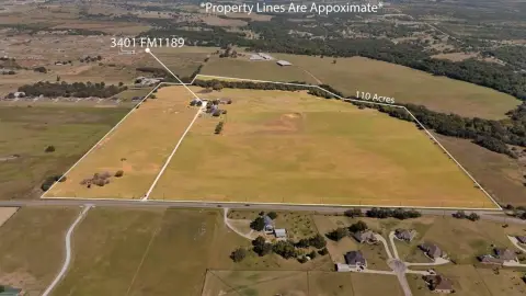 110+ Acre Land in Brock, TX