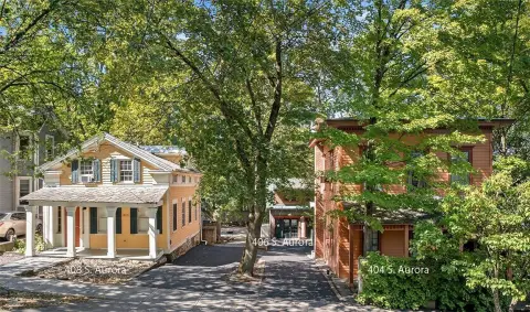 Three Houses in Downtown Ithaca