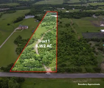 Farmersville Land with Wooded Frontage