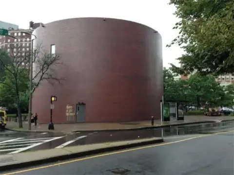 Unique Cylindrical Building in Downtown