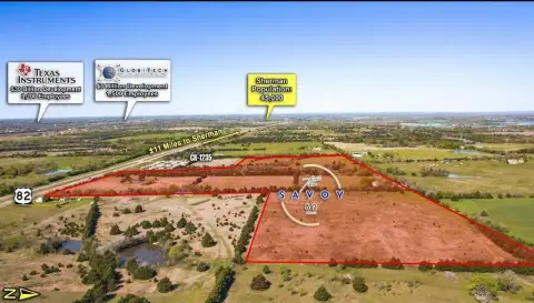 64+ Acres in Savoy, TX
