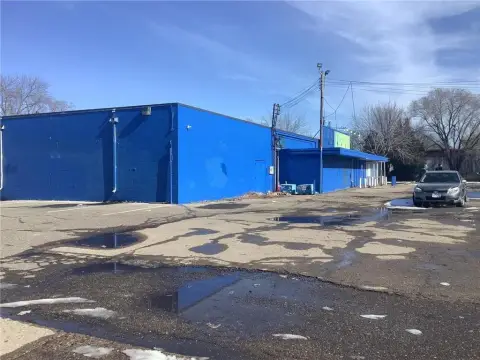 Warehouse with Large Parking Lot