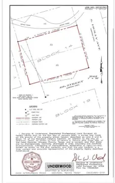 Sherman, TX Vacant Double Lot