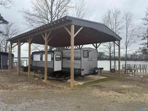 Waterfront Lot with Camper