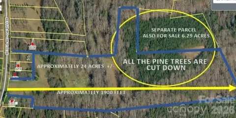 Land with Stream in Cherryville