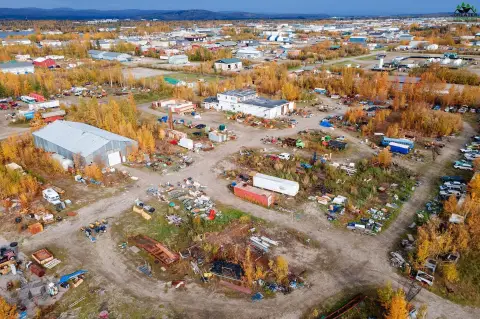 Fairbanks Industrial Property with Living