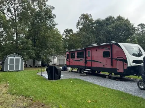 Land with Camper and Utilities