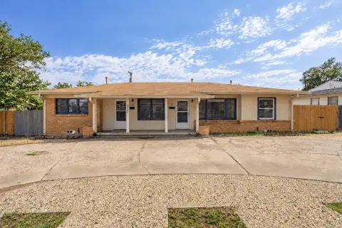 Brick Duplex with Two-Stall Garage