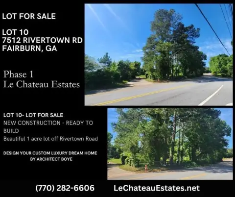 Fairburn Land for Custom Homes
