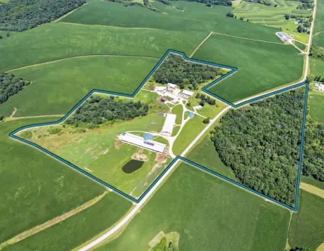 Improved Livestock Property Near Darlington, Wisconsin