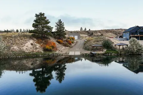 Waterfront Land with Cabin, Shop