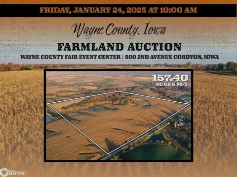 Iowa Farmland Auction Near Rathbun
