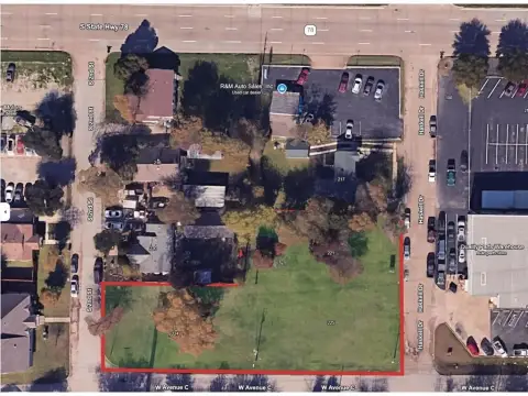 Land in Garland's Downtown District