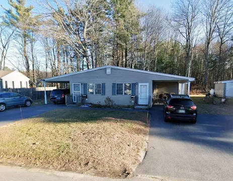 Single-Story Duplex with Two Carports
