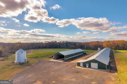 Poultry Farm With Support Buildings