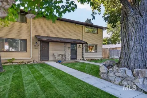 Two-Story Duplex with Detached Garages