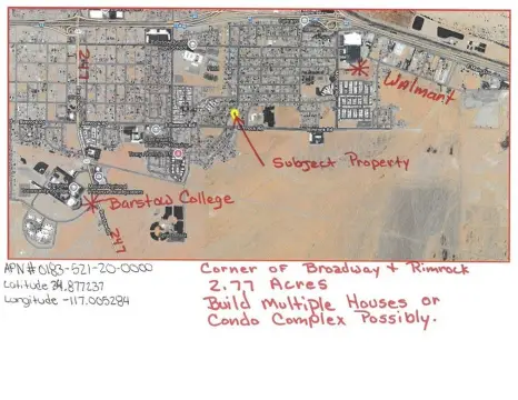 Barstow Land for New Construction