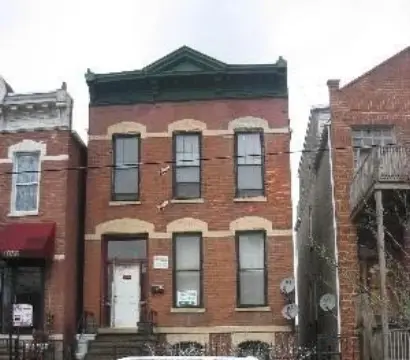 Brick Three-Unit Residential Building