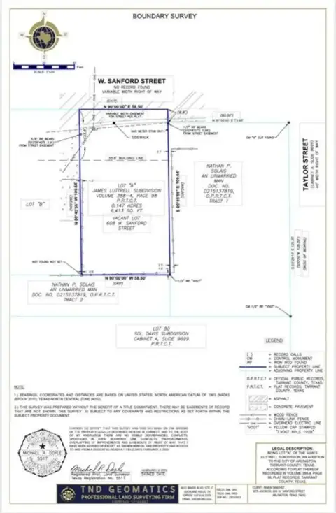 Arlington, TX Unimproved Land