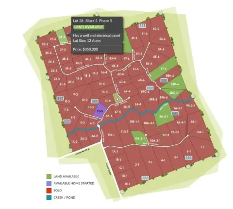 12 Acres Fenced Land in Briggs