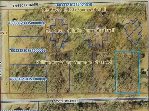 Picture of Residential land & home lots at Lane 510 Lake James 00, Fremont, IN