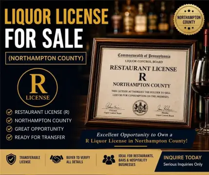 Restaurant with Liquor License