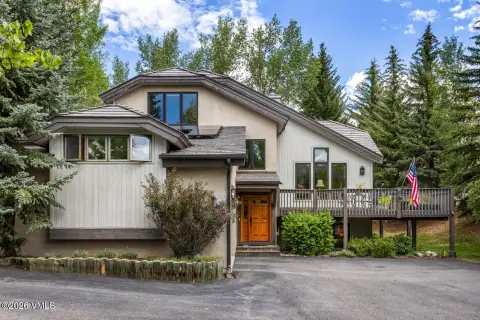 Mountain-View Duplex with Solar Panels