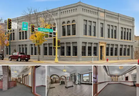 Office Building with Banking Details