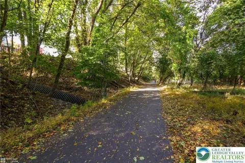 Land on Lehigh River