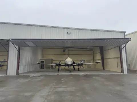 Airplane Hangar at Pocatello Airport