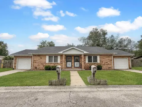Brick Duplex on Corner Lot