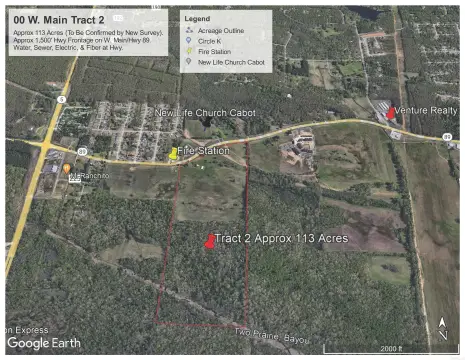 Prime Location Acreage in Cabot