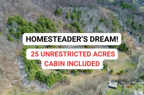 25 Acres Usable Land, Cabin