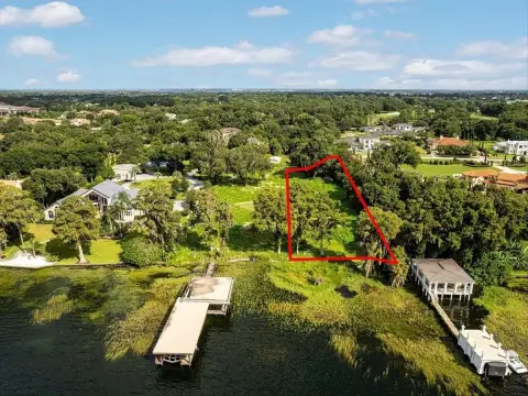 Lakefront Acre in Gated Enclave