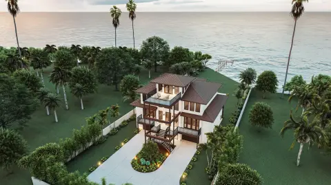 Oceanfront Land in Plantation Key