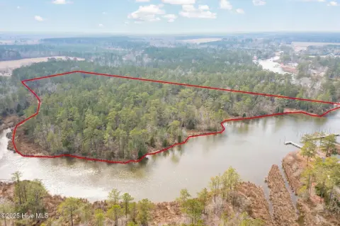 Waterfront Land in Merritt, NC